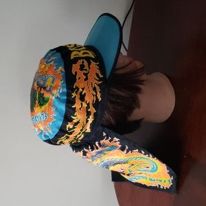 Vintage 90's Busch Gardens Drachen Fire Rollercoaster Painters Hat